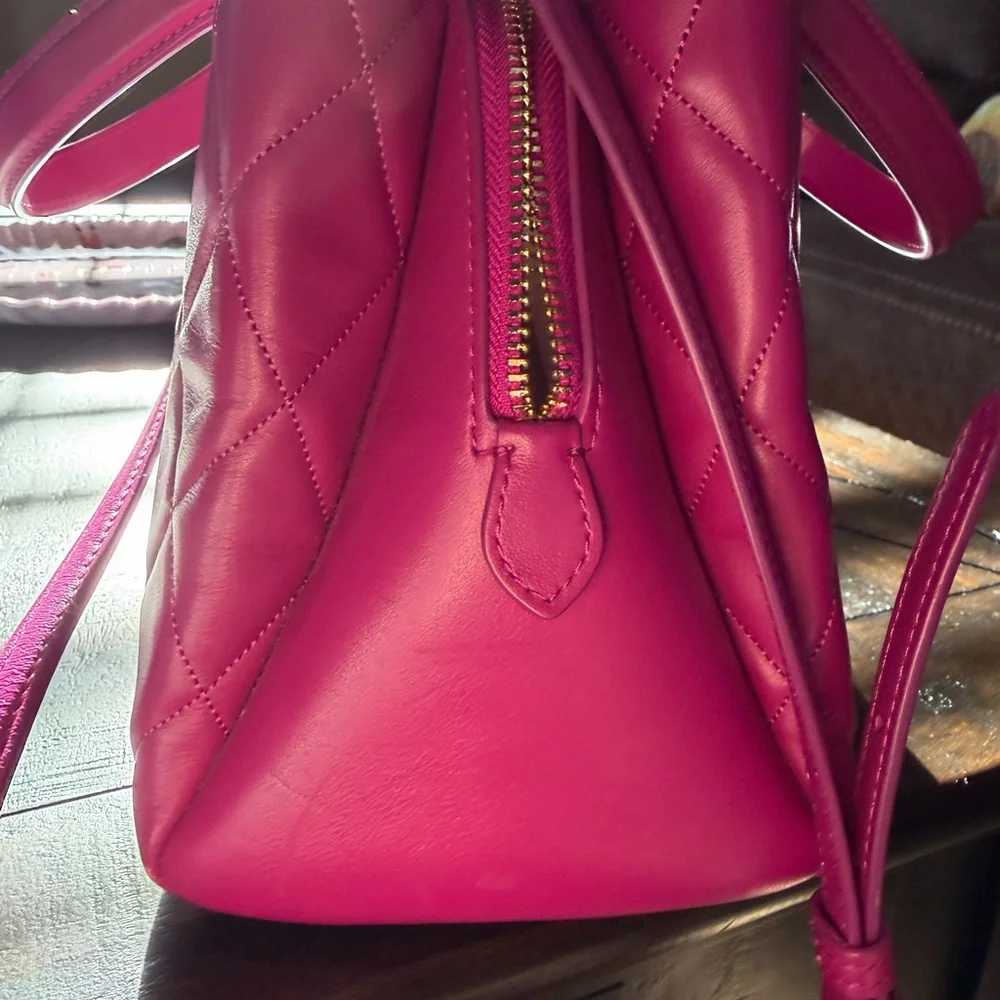 Kate Spade Fuchsia Quilted Shoulder Bag Set - Picture 10 of 10